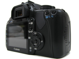 Canon Eoss Kiss Digital X の背面図